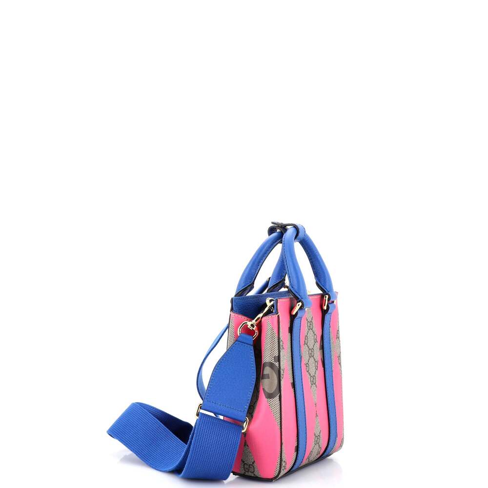 Gucci Convertible Open Tote Rhombus Gg #254174G87B - Picture 2 of 8